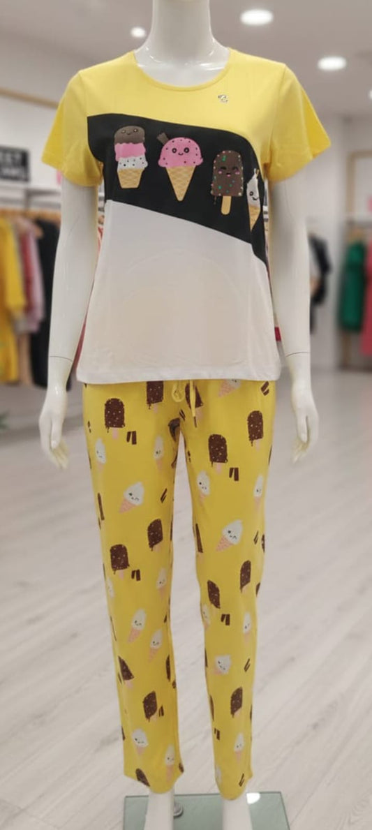 Two-piece casual loungewear/ pajama set.