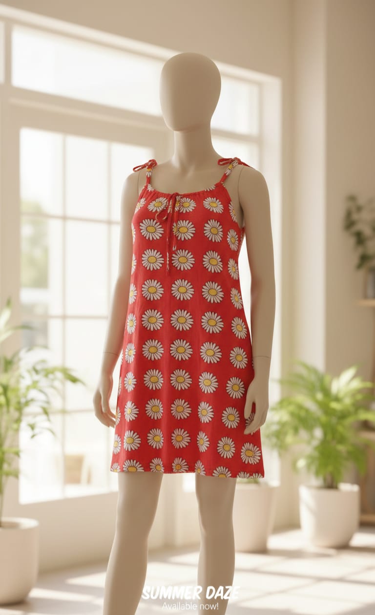 sleeveless night dress